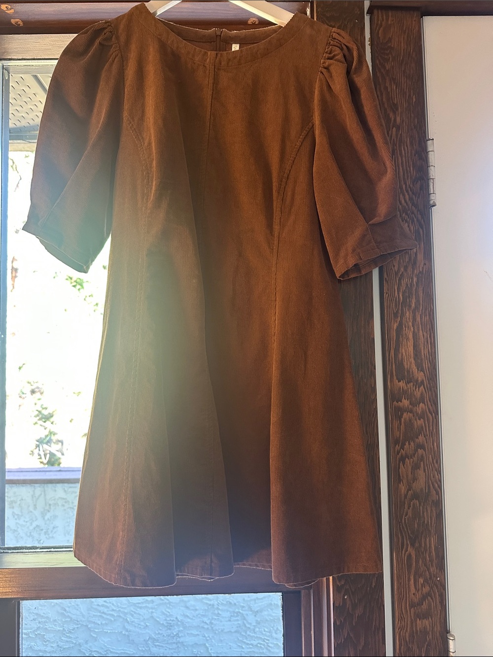 Brown cord Rylee and Cru Dress -NWOT
